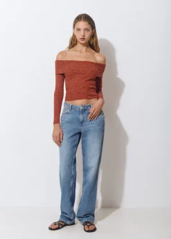 Brownie Jerséis*Jersey escote bardot Teja