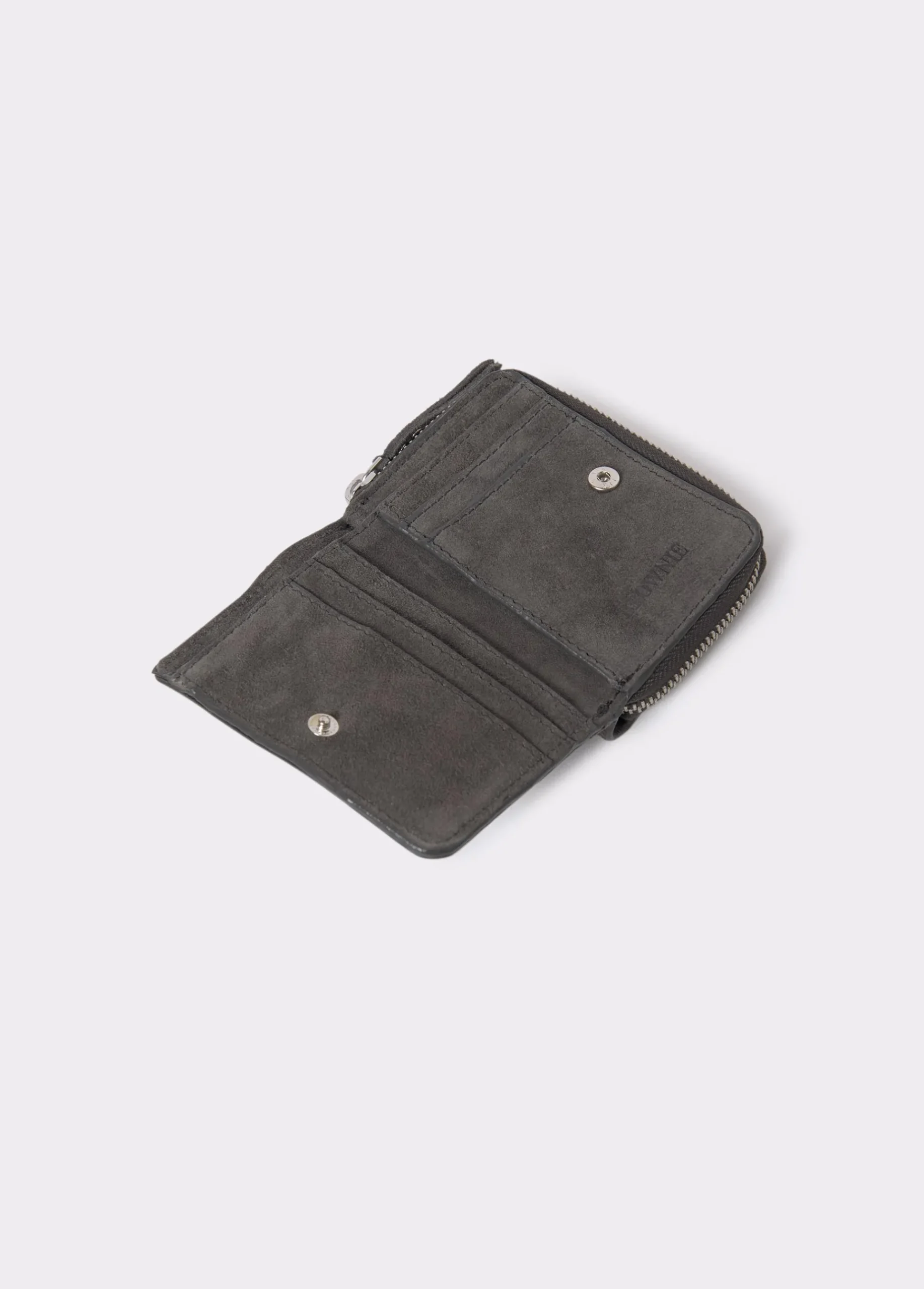 Brownie Monederos*Monedero piel básico Gris