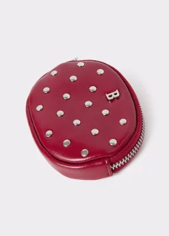 Brownie Monederos*Monedero redondo tachas Rojo