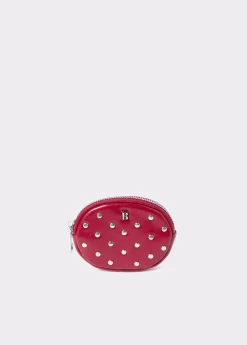 Brownie Monederos*Monedero redondo tachas Rojo
