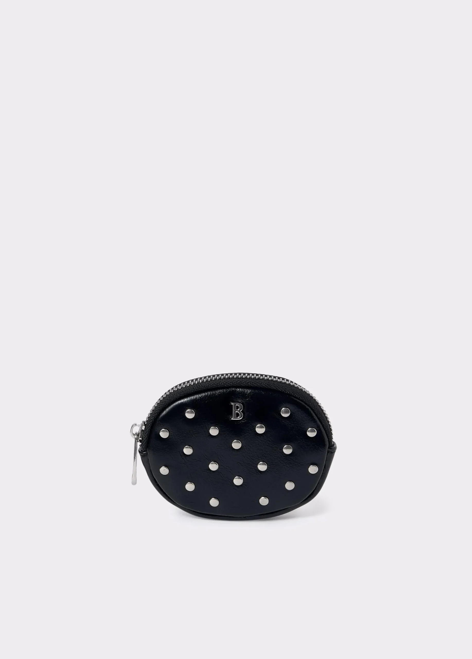 Brownie Monederos*Monedero redondo tachas Negro
