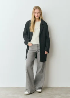 Brownie Pantalones*Pantalón corte lateral Gris