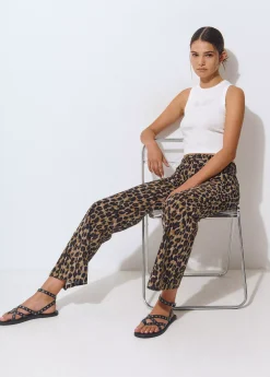 Brownie Pantalones*Pantalón estampado animal Marron