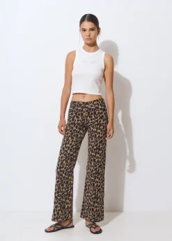 Brownie Pantalones*Pantalón estampado animal Marron