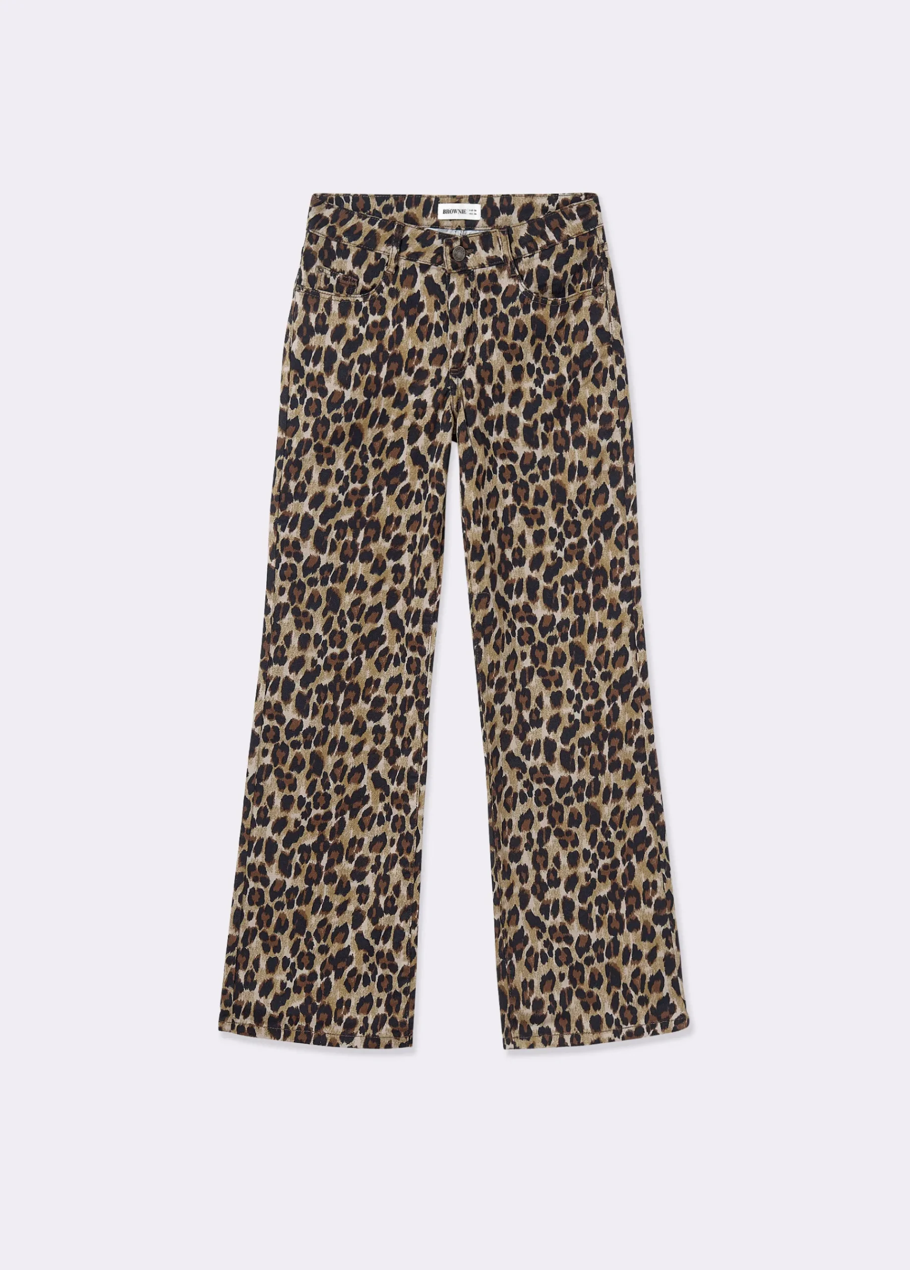 Brownie Pantalones*Pantalón estampado animal Marron