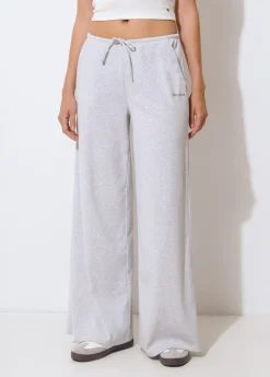 Brownie Pantalones*Pantalón felpa bordado Gris