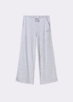 Brownie Pantalones*Pantalón felpa bordado Gris
