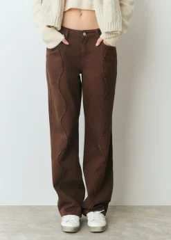 Brownie Pantalones*Pantalón ondas Marron