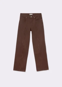 Brownie Pantalones*Pantalón ondas Marron