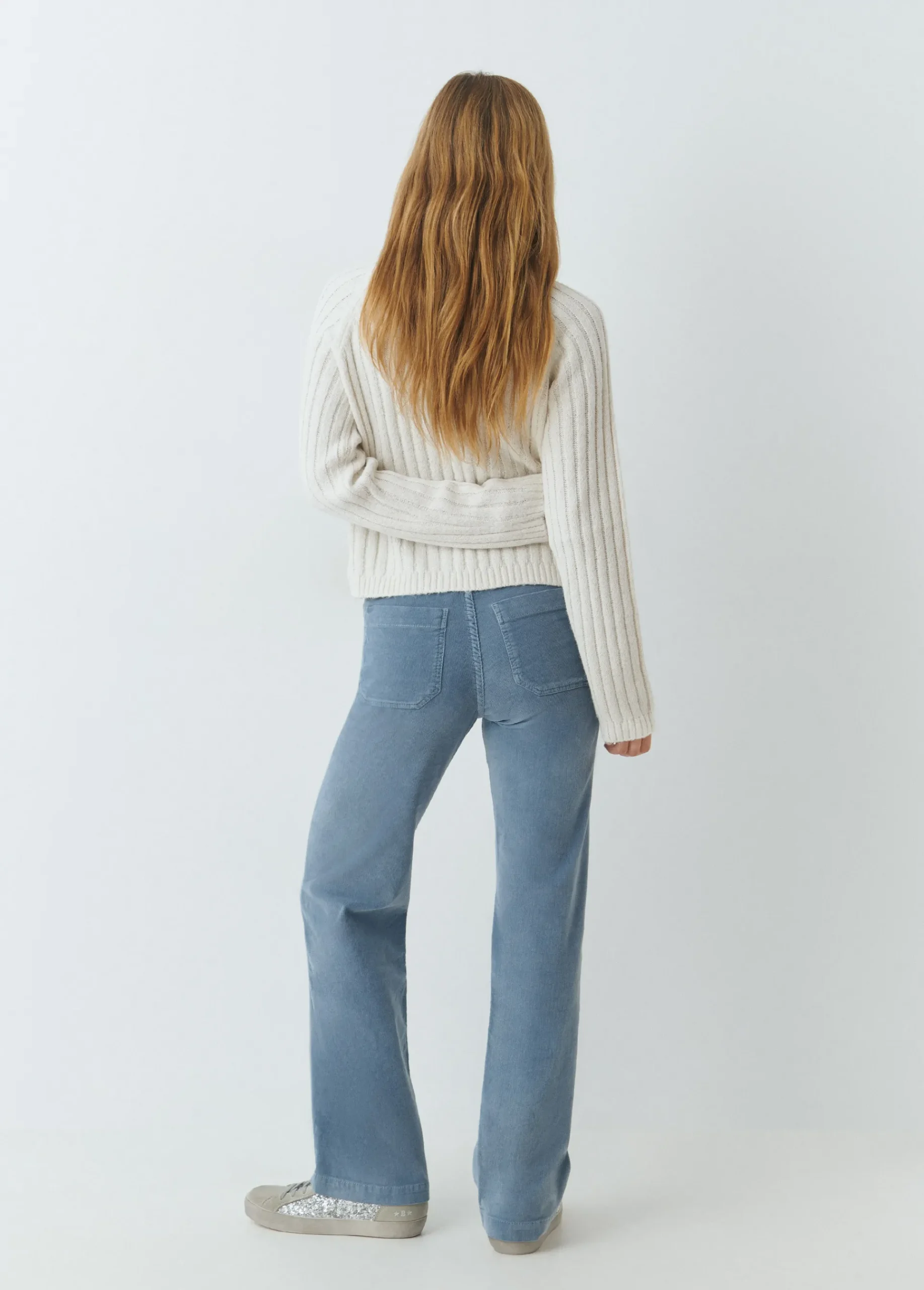 Brownie Pantalones*Pantalón pana culotte Azul