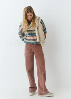 Brownie Pantalones*Pantalón pana culotte Rosado