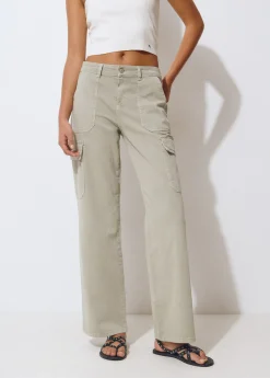 Brownie Pantalones*Pantalón recto cargo Kaki