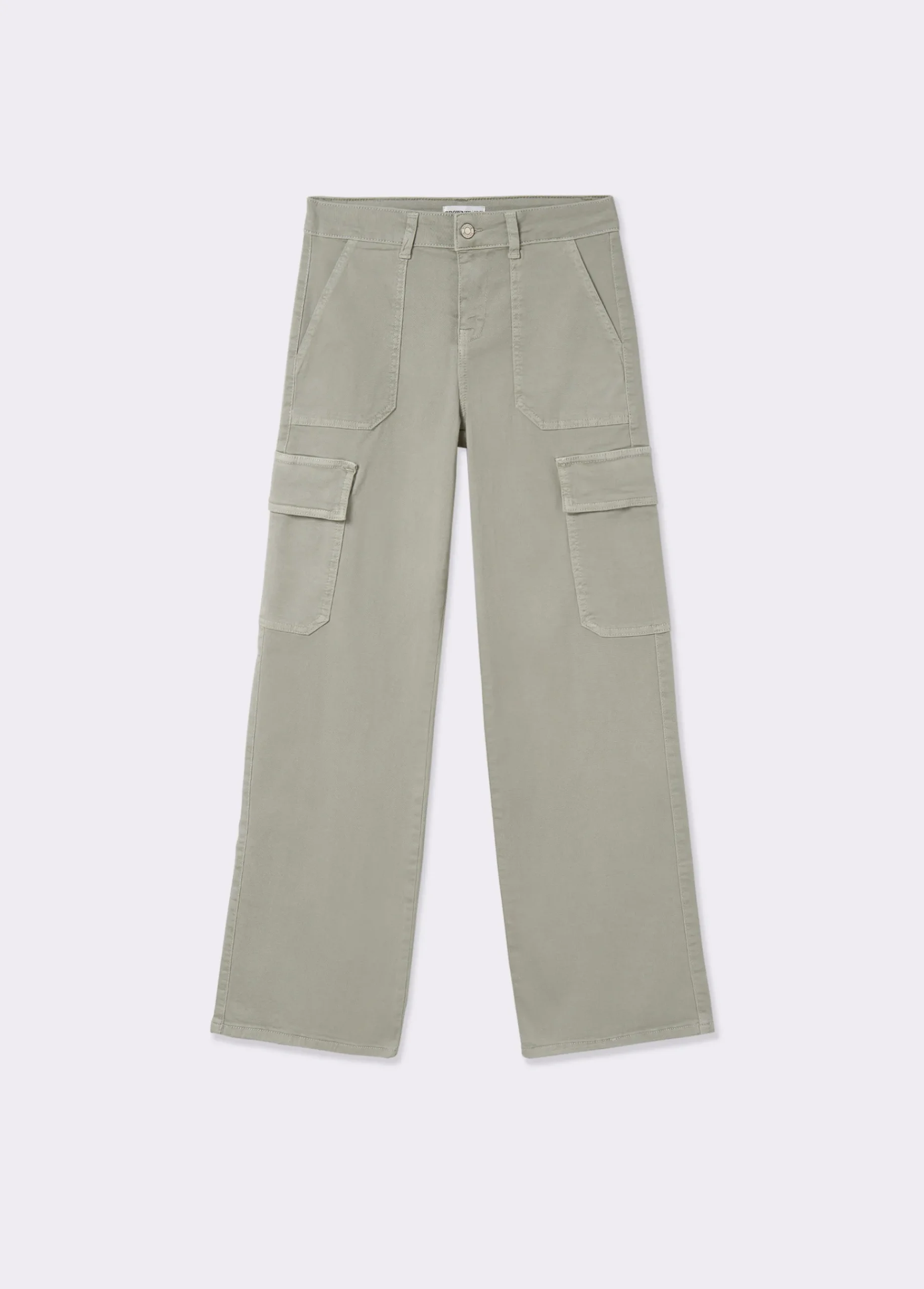 Brownie Pantalones*Pantalón recto cargo Kaki