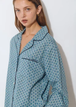 Brownie Ropa Interior*Pijama largo estampado Gris