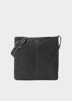 Brownie Bolsos*Shopper piel correa tachas Gris