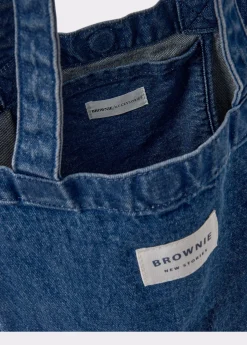 Brownie Bolsos*Shopper tejido denim Azuloscuro