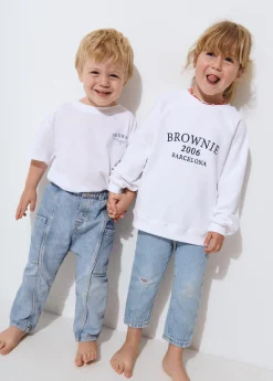 Brownie Sudaderas*Sudadera bordada manga ranglan kids