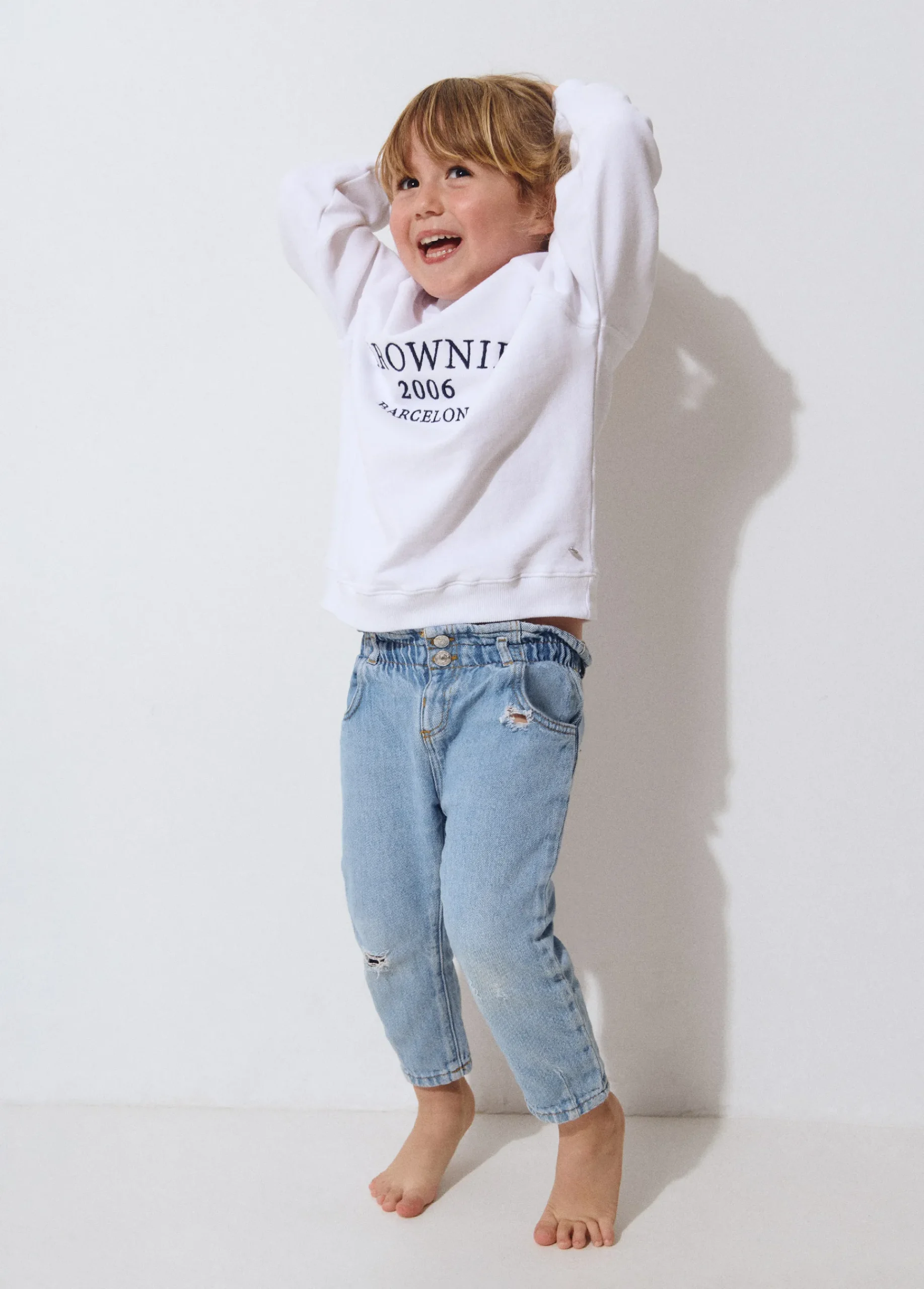 Brownie Sudaderas*Sudadera bordada manga ranglan kids