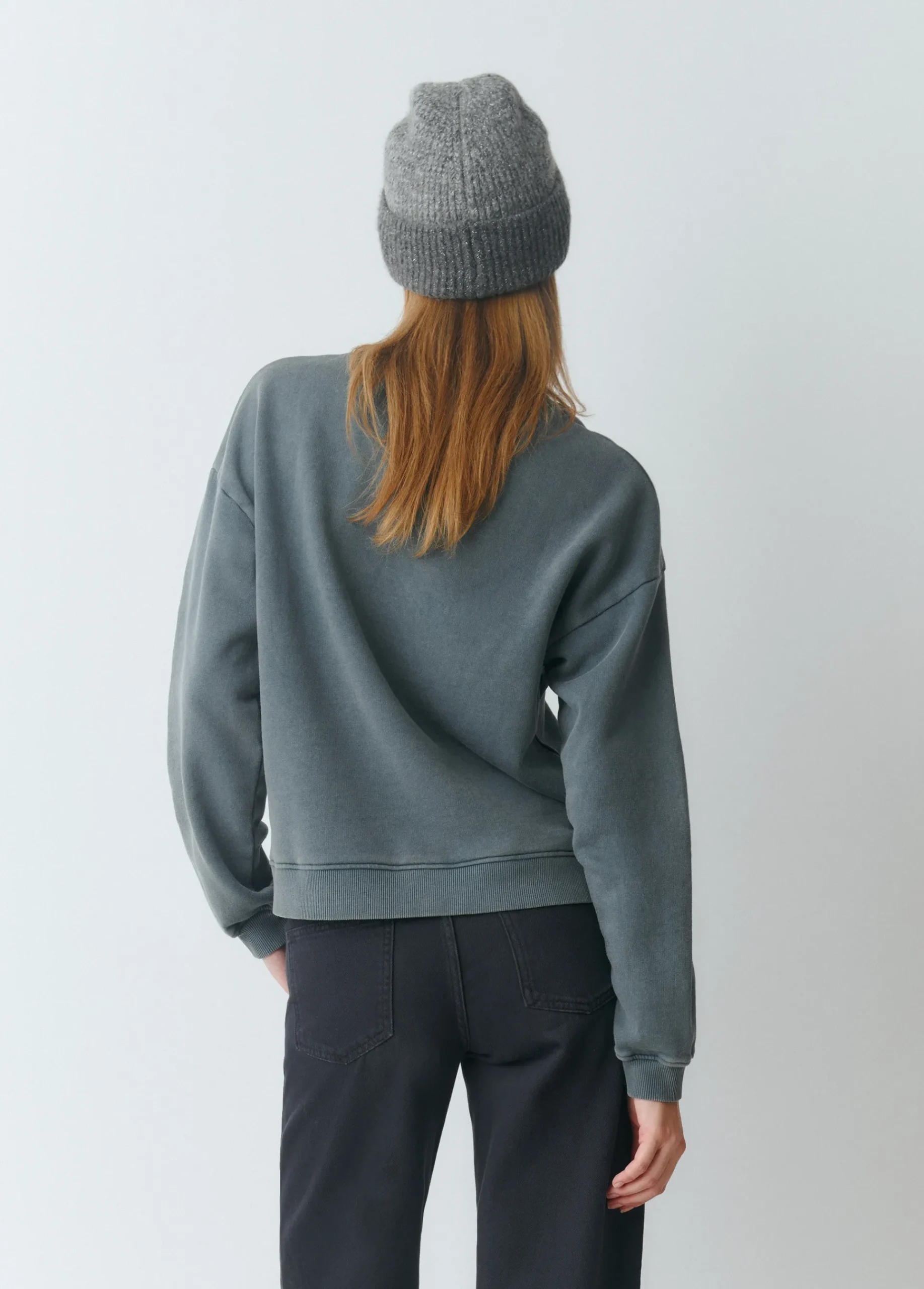 Brownie Sudaderas*Sudadera print alas Gris
