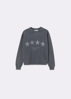 Brownie Sudaderas*Sudadera print estrellas Gris