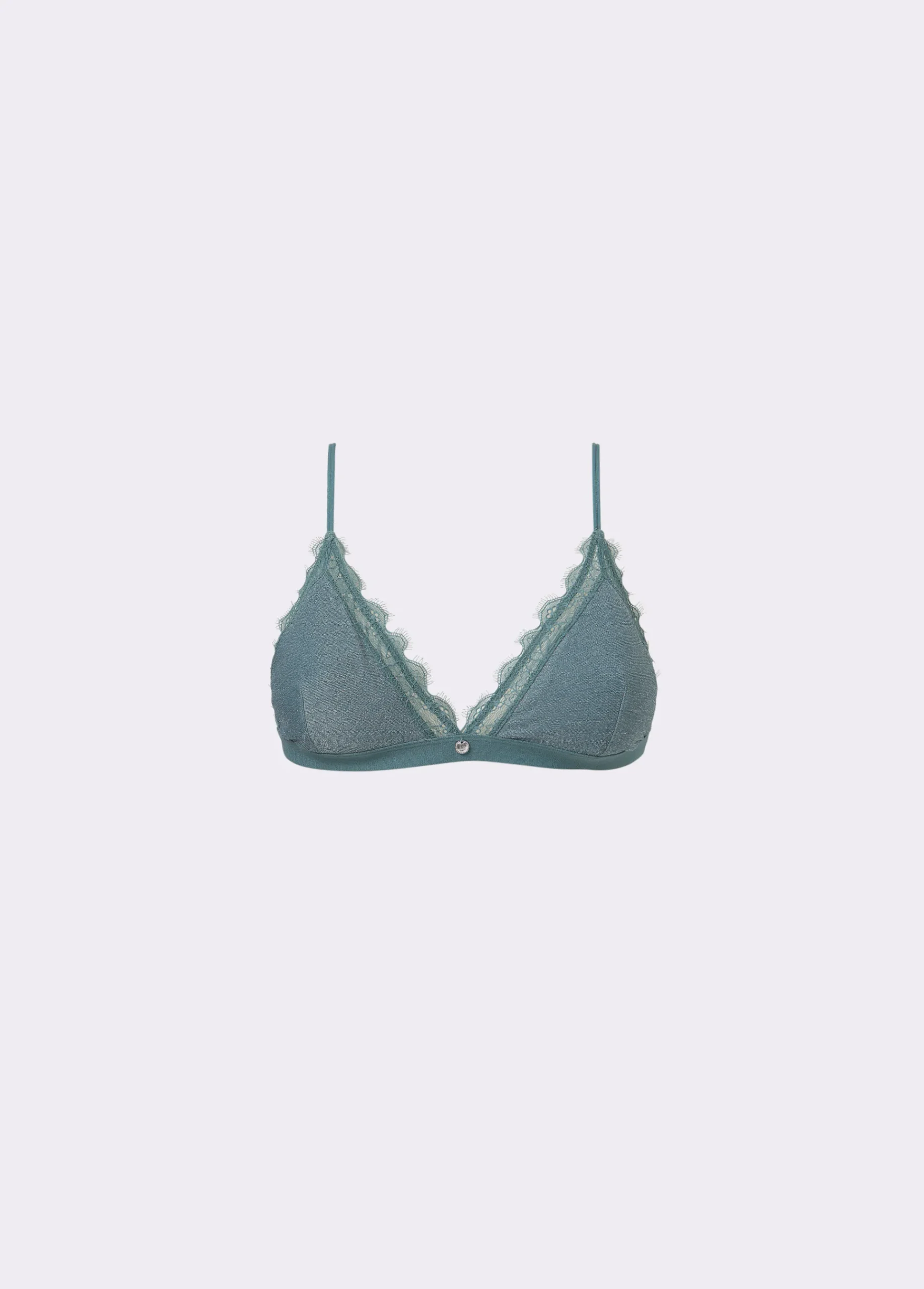 Brownie Ropa Interior*Sujetador lurex puntilla Verde