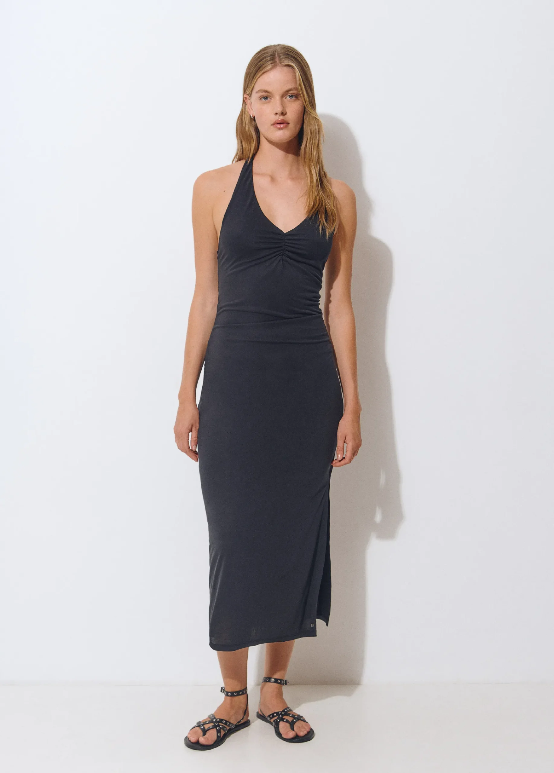 Brownie Vestidos Y Monos*Vestido halter Negro