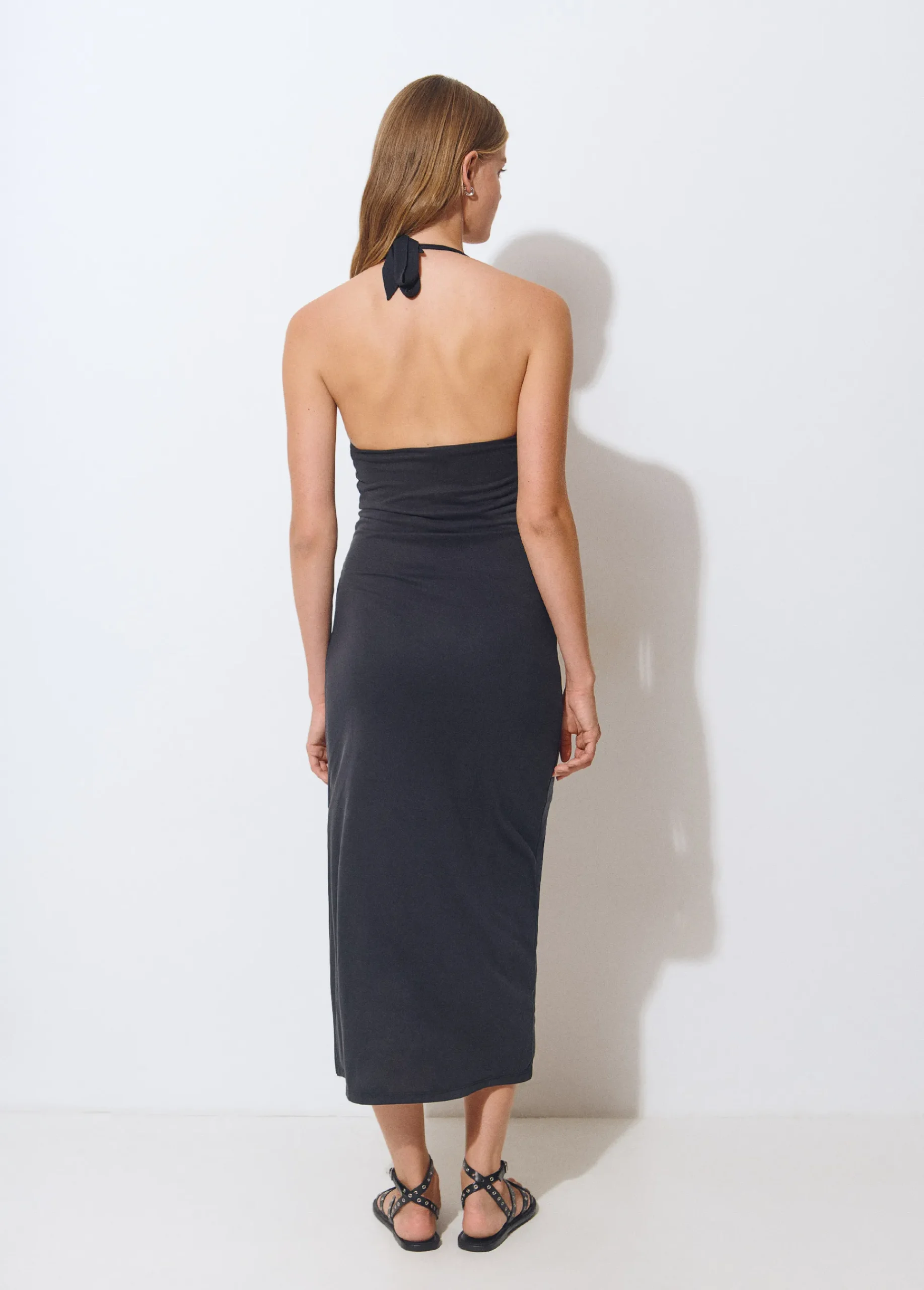 Brownie Vestidos Y Monos*Vestido halter Negro