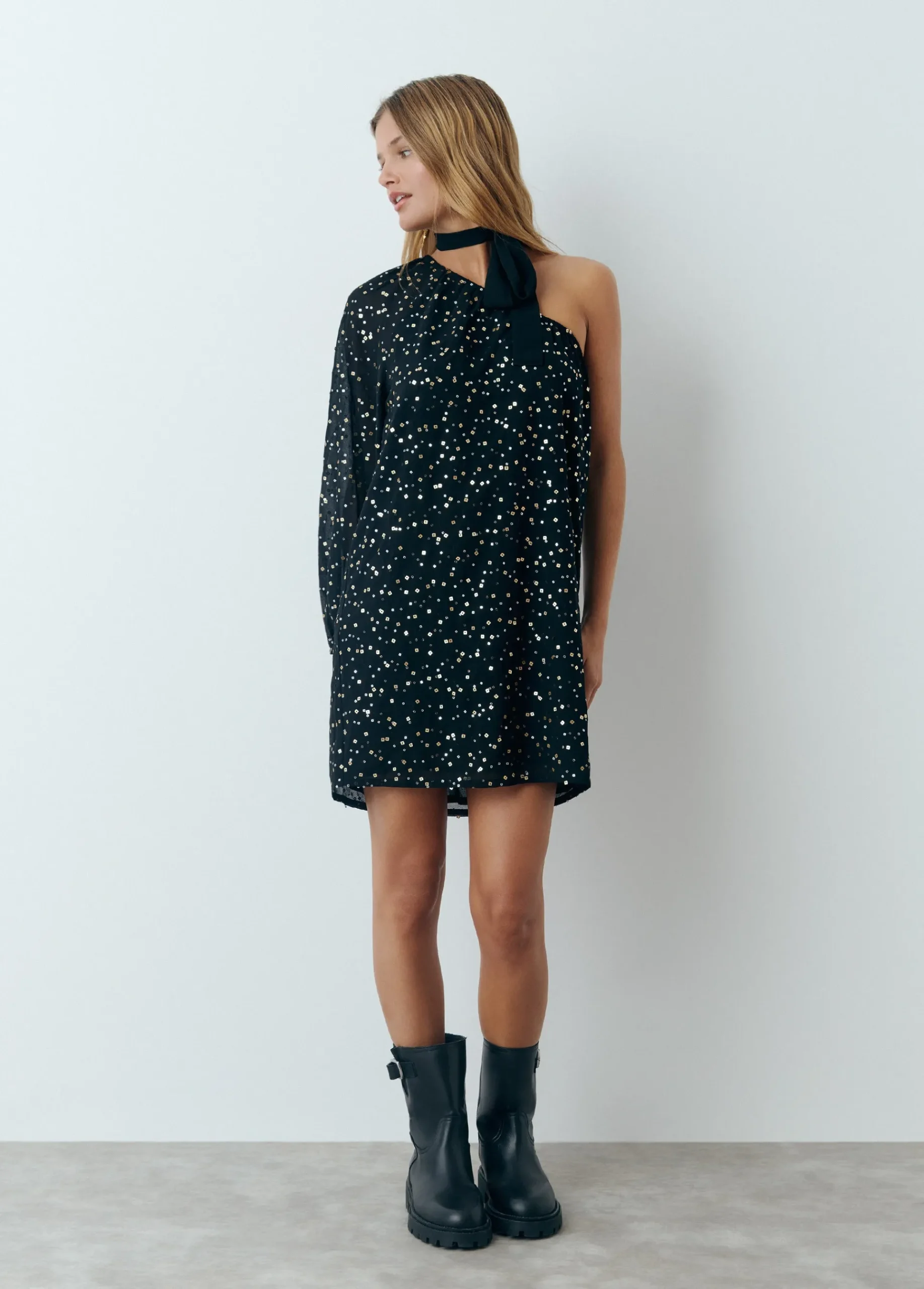 Brownie Vestidos Y Monos*Vestido lentejuelas Negro
