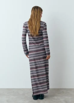 Brownie Vestidos Y Monos*Vestido raya hilo metalizado Rosado