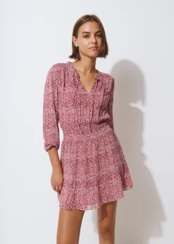 Brownie Vestidos Y Monos*Vestido smock estampado Teja