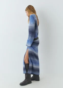 Brownie Vestidos Y Monos|Punto*Vestido space dyed Azul