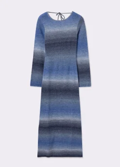 Brownie Vestidos Y Monos|Punto*Vestido space dyed Azul